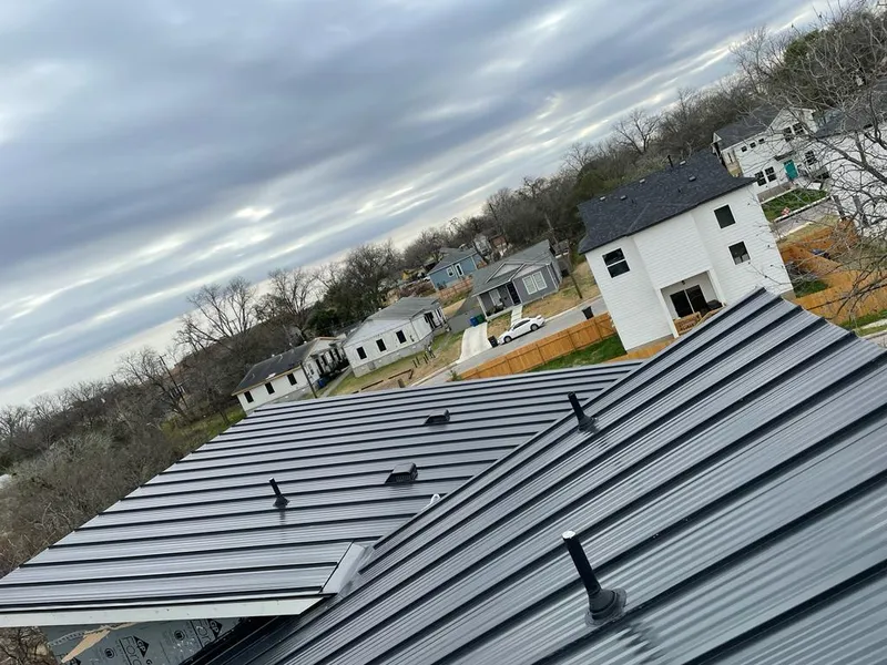 Standing seam metal roof panels with vents for Skylight Repair in Rogersville